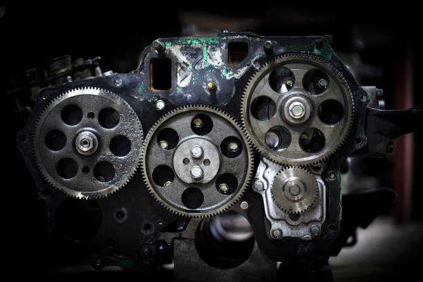 istock Spare parts of engine in industry 1144191255