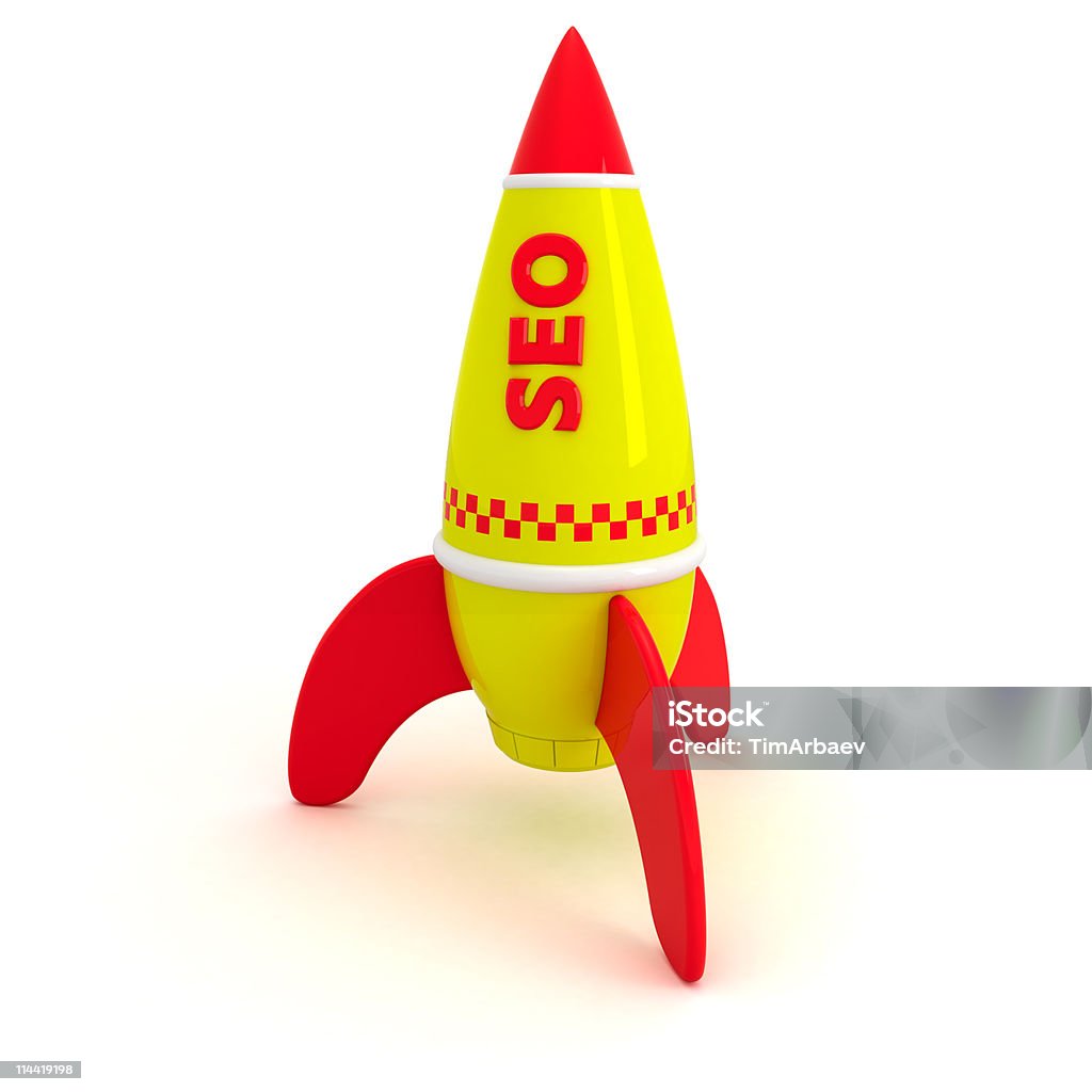 SEO rocket - Foto stock royalty-free di Missile - Armi