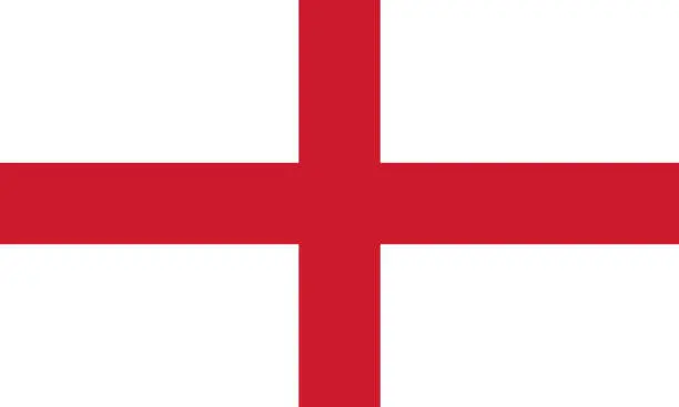 Vector illustration of England flag vector eps10. English flag vector eps10. England flag vector eps10.