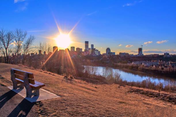 istock View Of The River Valley From A Park Bench 1144198606