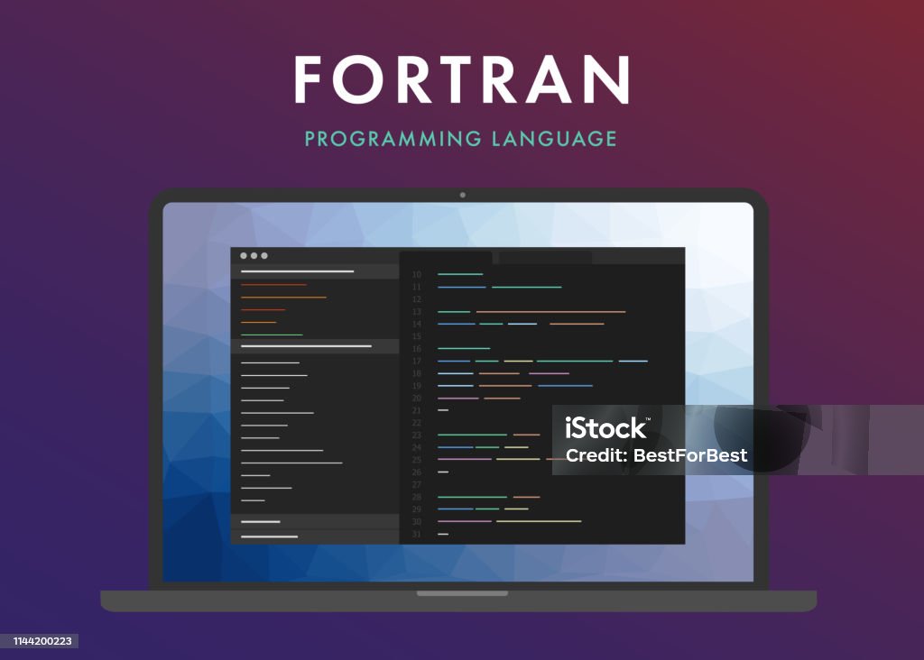 Fortran Language Tree Ilustración de El Lenguaje De Programación Fortran y más Vectores ...