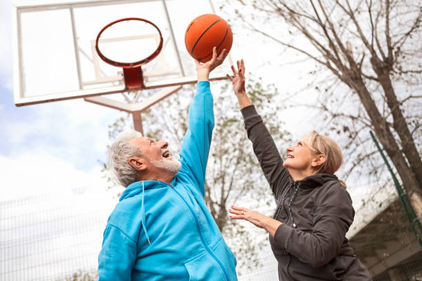 4,700+ Old Man Playing Basketball Stock Photos, Pictures & Royalty-Free