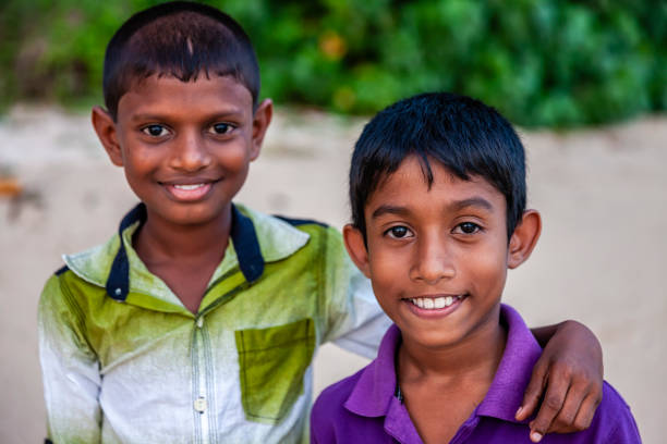 istock Sri Lankan young boys posing on the beach, Ceylon 1144201227