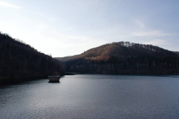 istock Czech Jirkov dam in Ore mountains at spring evening on 4. april 2019 1144203530