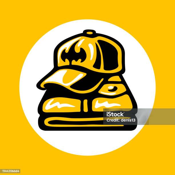 Folded Uniform Icon Stock Illustration - Download Image Now - Art, Baseball - Sport, Baseball Cap