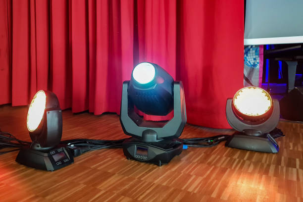 istock Searchlights in the concert hall 1144213073
