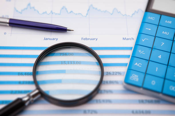 istock Business and Finance Concept: Analyzing Financial Report 1144220235