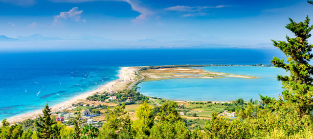 istock Coastline and Agios Ioannis, Milos Resort beach 1144222857