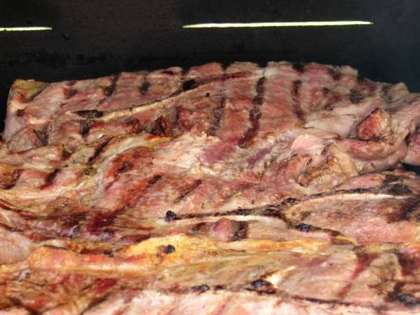 istock Pork steaks on the grill 1144223213