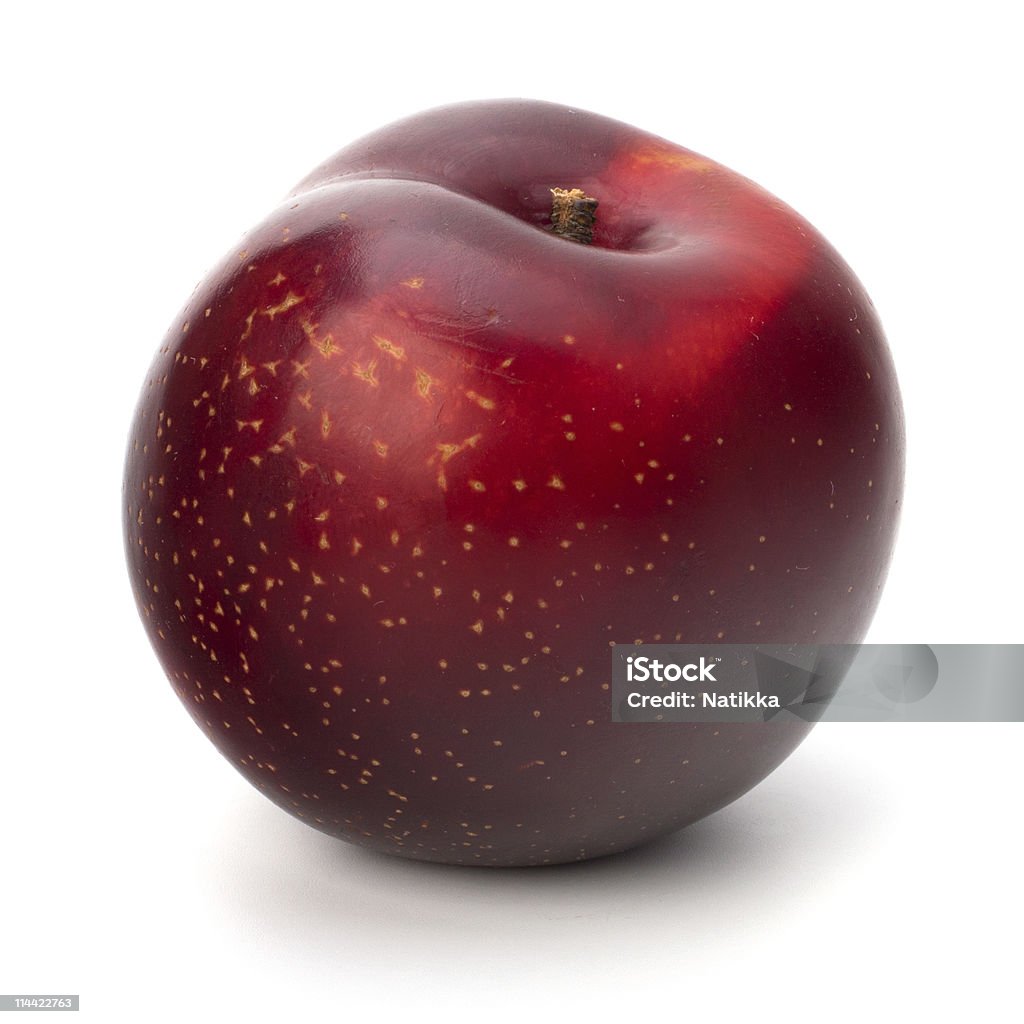 Rosso frutta Prugna - Foto stock royalty-free di Alimentazione sana