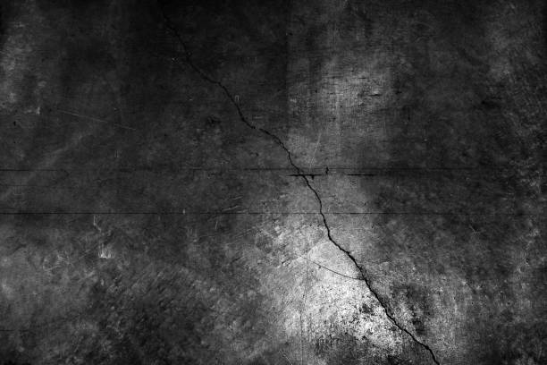 istock Black and white grunge urban texture with copy space. Abstract surface dust and rough dirty wall background or wallpaper with empty template for all design. Distress or dirt and damage effect concept 1144232042