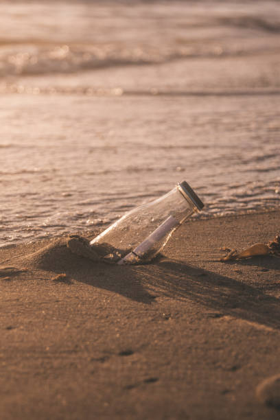istock Bottle in the water 1144232793