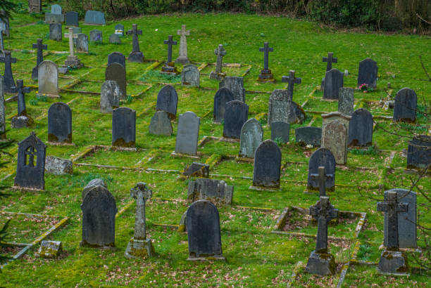 istock tombstones at the Old Cemetery. 1144236935