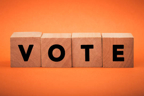 istock Vote Concept Wooden Blocks 1144238580