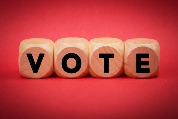 istock Vote Concept Wooden Blocks 1144238591