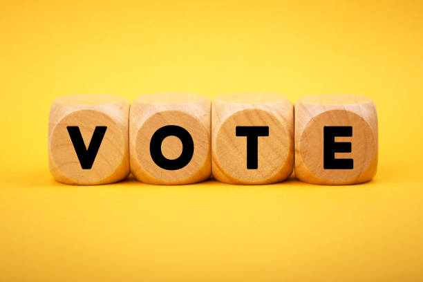 istock Vote Concept Wooden Blocks 1144238593