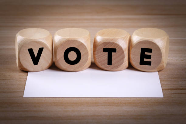 istock Vote Concept Wooden Blocks 1144238625