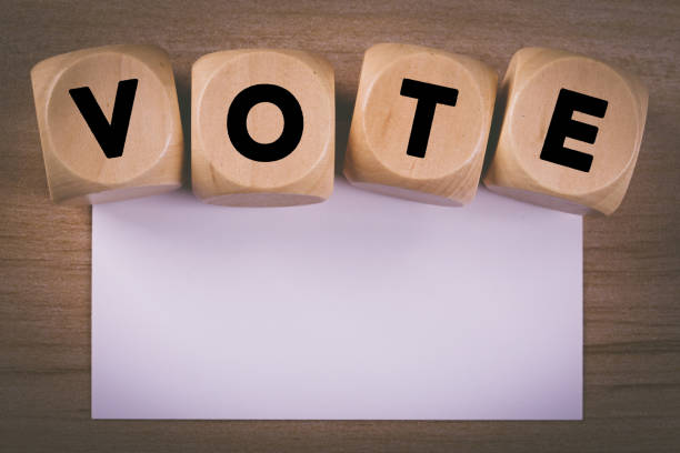 istock Vote Concept Wooden Blocks 1144238626