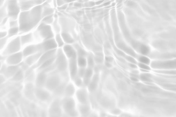 白い水の波の質感や自然なリップルの背景 - 水 写真 ストックフォトと画像