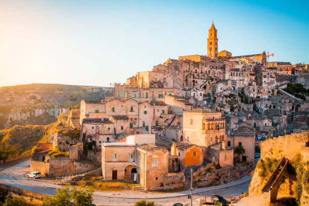 istock Sassi di Matera at sunrise, Basilicata, Italy 1144245989
