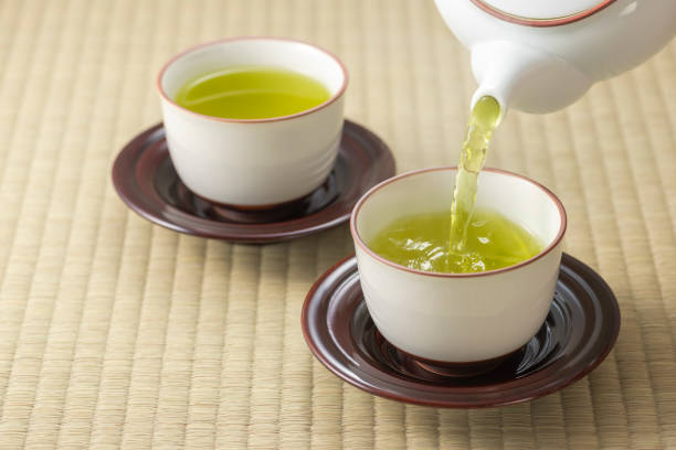 gör lite te - tatami mat bildbanksfoton och bilder
