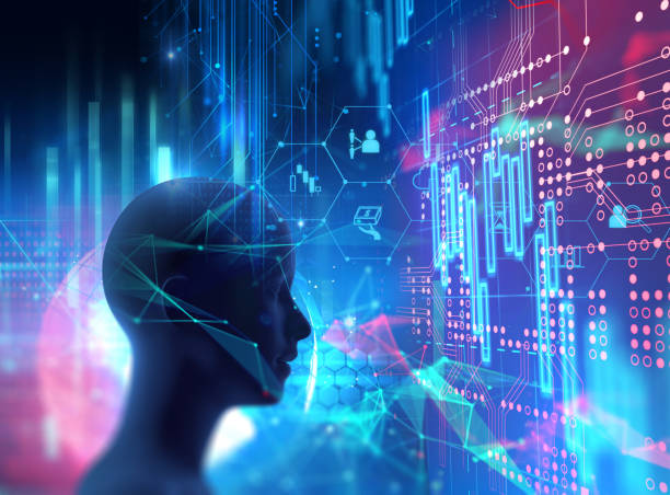 istock silhouette of virtual human on abstract technology 3d illustration 1144248484