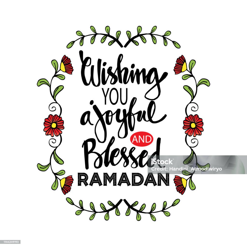 Wishing You A Joyful And Blessed Ramadan Ramadan Quotes Stock ...