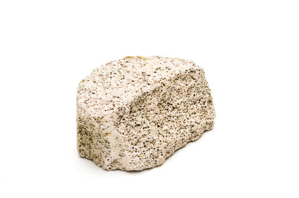 istock Pumice stone volcanic rock isolated on white background 1144254917