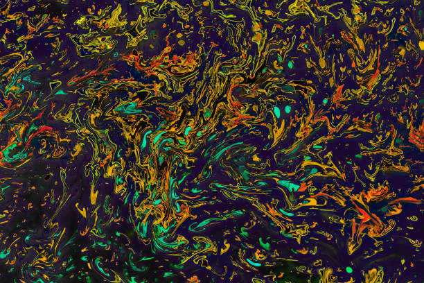istock Abstract grunge art background texture with colorful paint splashes 1144259993