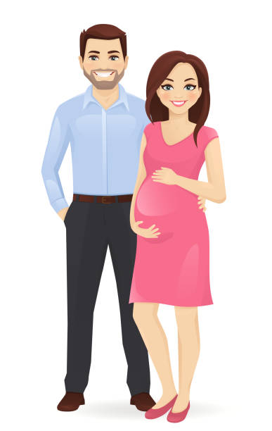 Cartoon Of A Cute Pregnant Couple Illustrations, Royalty-Free Vector Graphics & Clip Art - iStock Cartoon Of A Cute Pregnant Couple Illustrations, Royalty-Free Vector Graphics & Clip Art - iStock