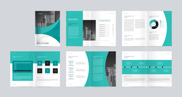 template layout design with cover page for company profile ,annual report , brochures, flyers, presentations, leaflet, magazine, book . and vector a4 size for editable. This file EPS 10 format. This illustration
contains a transparency and gradient. sales pitch illustrations stock illustrations