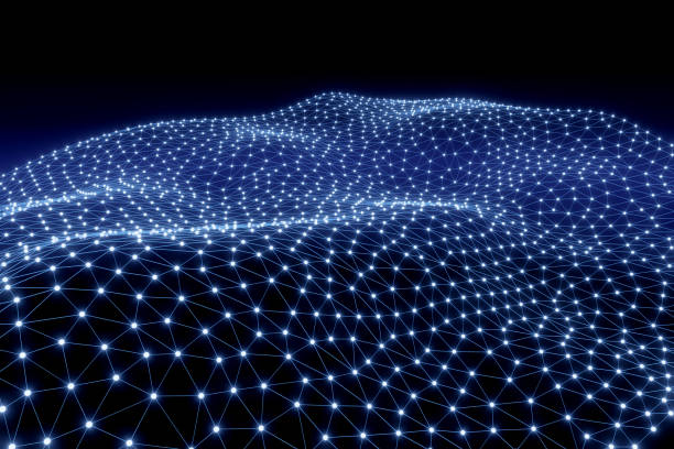 istock Digital background of Science or Blockchain 1144269319