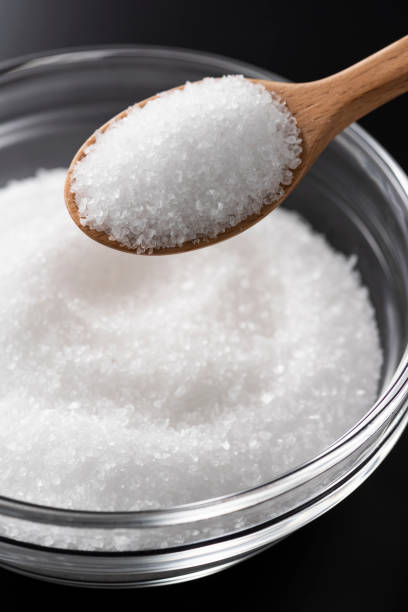 istock Salt and wooden spoon 1144270100