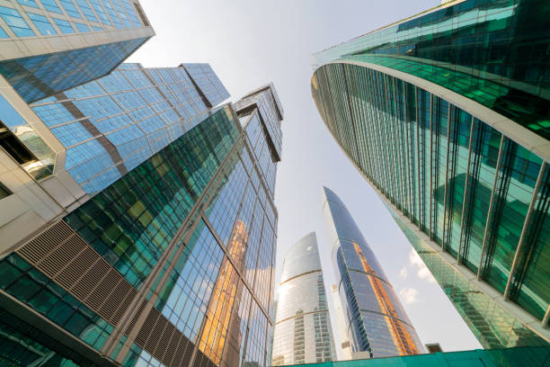 istock Modern skyscrapers - high-rise buildings in the down town. 1144277723