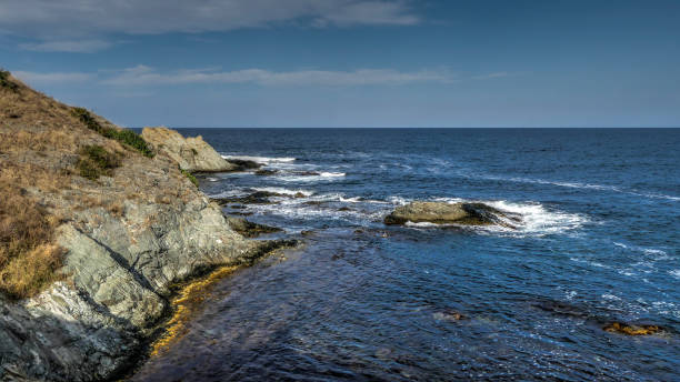 istock Cliff shore by the sea 1144289508