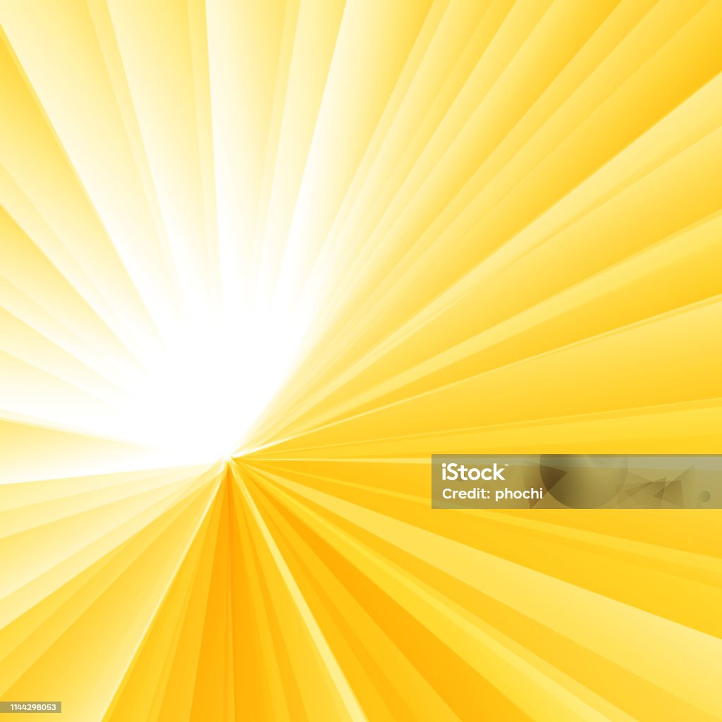 Yellow Radiate Color Background Pattern Abstract Light Burst Yellow Radial Gradient Background Sunburst Rays ...