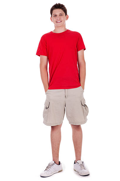 istock Full length of smiling young boy 114430263