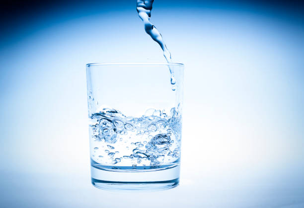 istock Water splash in a glass 1144307505