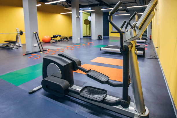 istock Inside of modern gym 1144307661