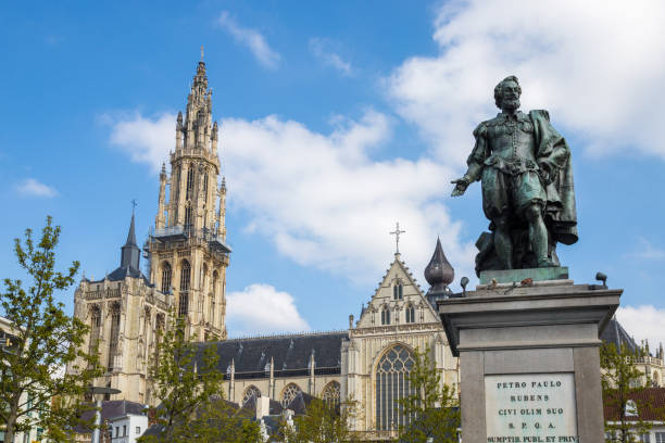 istock Cathedral of Our Lady antwerp belgium 1144308366