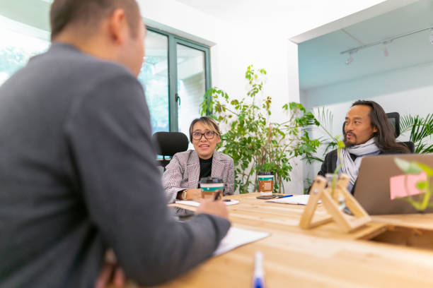 istock Meeting Well Known Business Partners 1144311295