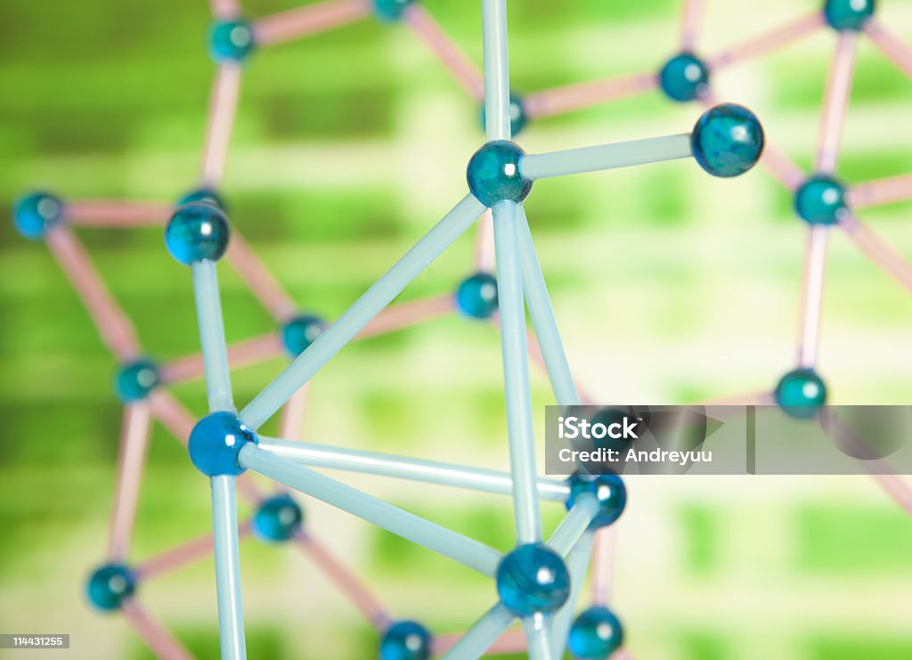 structure moléculaire - Photo de Atome libre de droits