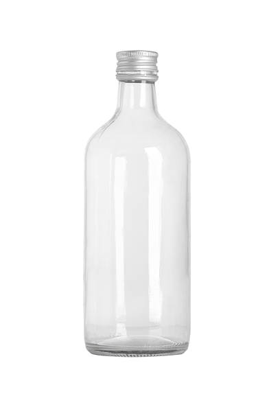 istock front view of transparent glass bottle 114431453