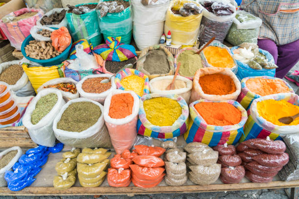 istock Spices on farmer's market 1144317416
