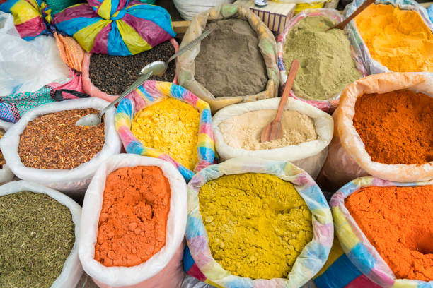 istock Spices on farmer's market 1144317503