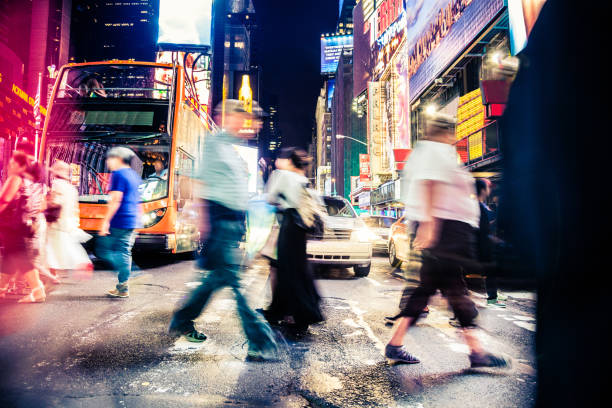 istock Crosswalk, people crossing in downtown 1144320756