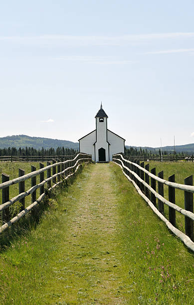 istock Pathway to historical church 114432262