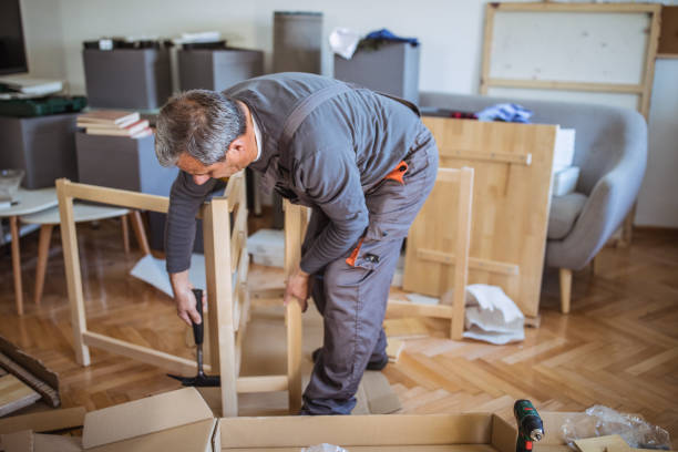 istock The man is assembling furniture 1144329042