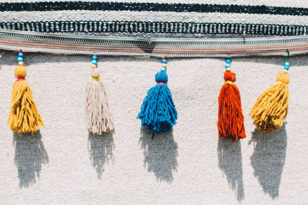 istock Traditional tassels in various colors 1144329703