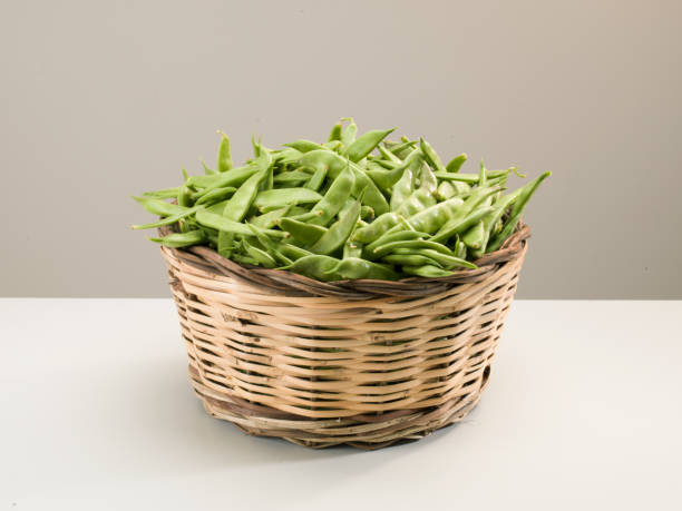 The green beans background.